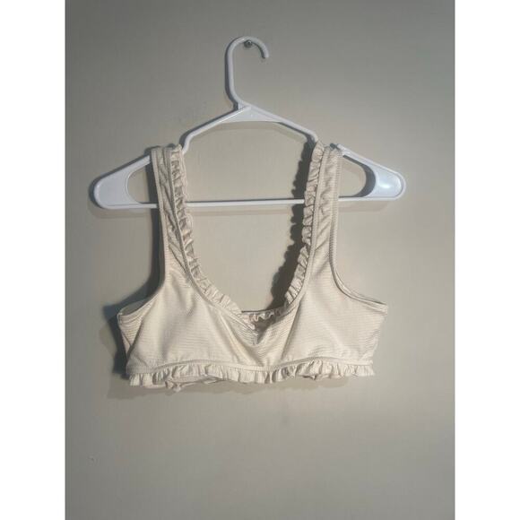 Dippin Daisy’s Cream Crinkle Square Neck Bikini Top - Picture 5 of 8